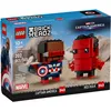 Image de LEGO BrickHeadz - Figurines de Captain America et Hulk rouge - 40668 en occasion ou reconditionné