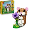 Image de LEGO Creator 3-en-1 31376 L’Adorable Hamster et la Fleur - Jouet de Construction dès 7 ans