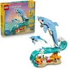 Image de LEGO Creator 3-en-1 31385 Animaux Marins : les Beaux Dauphins - Jeu de Construction 9 ans