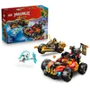 Image de LEGO NINJAGO 71864 Véhicules Combinables de Kai et Cole - Jouet Voiture de Ninja dès 7 ans