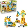 Image de LEGO DUPLO Ma Ville 10476 Le Chantier et les Véhicules de Construction 3-en-1 - Jeu Créatif