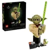 Image de LEGO Star Wars 75438 Le Buste de Yoda - Set pour Adulte - Décoration DIY avec Sabre Laser