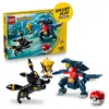 Image de LEGO Pokémon 72165 - Set de construction compatible SMART Play  - Noctali et Carchacrok Combat - Dès 10 ans