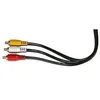Image de Câble de modulation audio-vidéo ELTAX Interconnect 3 - 15m - Noir - 3 Cinch RCA