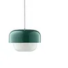 Image de HAIPOT-Suspension Verre et Métal Ø23cm vert foncé Dyberg Larsen designé par Frank Kerdil