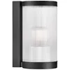 Image de COUPAR-Applique murale dextérieur Plastique/Métal H25cm Noir Nordlux - designé par Says Who H 25cm / Ø 13cm