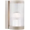 Image de COUPAR-Applique murale dextérieur Plastique/Métal H25cm sable Nordlux - designé par Says Who H 25cm / Ø 13cm Beige