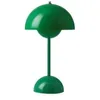 Image de FLOWERPOT VP9-Lampe à poser sans fil avec variateur tactile H29.5cm Vert & Tradition - designé par Verner Panton