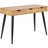 Image de Console/bureau - EMOB - Jupiter - Chêne sauvage - Noir mat - Contemporain - Design