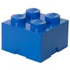 Image de LEGO BOITE DE RANGEMENT 4 PLOTS BLEUE - BRIQUE DE RANGEMENT LEGO