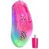 Image de SteelSeries Aerox 3 Wireless Gen.2 - Magenta Haze