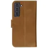 Image de Étui portefeuille - DBRAMANTE1928 - Samsung Galaxy S22 - Cuir véritable - Marron - Rabat