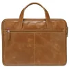 Image de DBRAMANTE1928 Sacoche Silkeborg 2ème génération pour ordinateur 13 pouces Marron clair