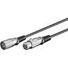 Image de Câble audio XLR (3-pin) mâle vers XLR (3-pin) femelle 05m - Microconnect