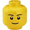 Image de LEGO Boîte de Rangement Tête Boy 85 L   Empilable avec Couvercle Rangement Jouets et Chambre Enfant