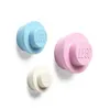 Image de Ensemble de Cintres muraux LEGO - Petit Moyen Grand - Blanc Bleu Clair Rose