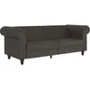 Image de Felix - Canapé Convertible 3 Places En Tissu Anthracite