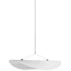 Image de TENSE-Suspension LED Tyvek Ø90cm Blanc New Works - designé par Panter & Tourron Ø 90cm / H 15cm