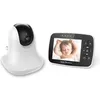 Image de Moniteur pour Bébé MAGICFOX BabyPhone 3.5 - Caméra rotative 360° - Vision Nocturne - Mode VOX