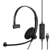 Image de Micro-casque EPOS SENNHEISER IMPACT SC 30 USB ML - Sur-oreille - Filaire - Noir avec des reflets orange