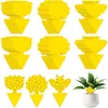 Image de 60 Pièges Anti Moucherons InterieurAttrape Mouche Interieur JaunesAnti Pucerons Plantes Exterieur Attrape Mouche Collant pour la