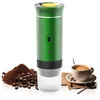 Image de Machine à café à capsules portable machine à café portable 3 en 1 12V petite capsule grande capsule café moulu vert