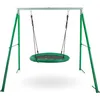 Image de Balançoire Enfants - HyperMotion - Ronde - Hauteur Réglable - Charge 150 kg - Diamètre 102 cm