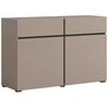 Image de Buffet 2 portes 2 tiroirs Petits-meubles - Lilia - 119 x 40 x 78cm - Taupe