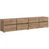 Image de Meuble TV 4 portes Petits-meubles - Lilia - 225 x 40 x 48cm - Bois