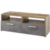 Image de Meuble TV - EMOB - Rana - Chêne anthracite - 95x35x36 cm - Style contemporain