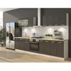 Image de ULTRA Cuisine complète avec meuble four et plan de travail inclus L 300 cm - Gris mat