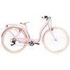 Image de Vélo de ville femme LEGRAND Lille 2 D - rose/gris brillant - 17 pouces - 6 vitesses - V-brake