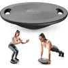 Image de Hop-Sport Planche abdo avec poignées Diamètre 40 cm Charge max. 150 kg Plateau déquilibre oscillant antidérapant Gris