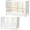 Image de Lit bébé multifonction NICO - KINDERKRAFT - évolutif - 3 niveaux de hauteur - blanc