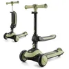 Image de Draisienne 2 en 1 Kinderkraft HALLEY Vélo et Trottinette 3 Roues Guidon Réglable Roues Lumineuses Design Léger et Moderne Vert
