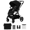 Image de Poussette Kinderkraft YOXI jusquà 27 kg réversible pliable roues increvables Travel System poignée télescopique noir