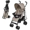 Image de Poussette Canne Kinderkraft TIK compacte légère pliable dossier allongé avec capote et roues EVA Beige
