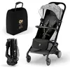 Image de Poussette Kinderkraft PILOT 2 jusquà 22 kg compacte pliage une main IATA cabine dossier inclinable harnais magnétique noir