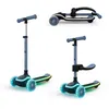 Image de Trottinette 2 en 1 - KINDERKRAFT - RAKET UP - Siège réglable - Roues LED RGB - Pliage compact