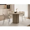 Image de Table ronde - HEXA - 110 cm - Cappuccino