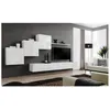 Image de Meuble TV - Switch X - 330 cm x 160 cm - 3 vitrines - Blanc - Contemporain