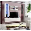 Image de Ensemble meuble TV mural - Fly II - 160 cm x 170 cm x 40 cm - Blanc