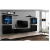 Image de Ensemble meuble TV mural - Switch XIV - 320 cm x 150 cm x 40 cm - Noir