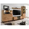 Image de Ensemble mural meuble TV - Thin - 4 éléments - Bois