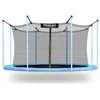 Image de Filet intérieur pour trampoline - Neo-Sport - 397-404 cm - 13 pieds - 8 poteaux - Hauteur 180 cm - Fermeture éclair