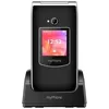 Image de Téléphone portable MYPHONE RUMBA 2 - Noir - Clapet - Écran TFT 24 pouces - Appareil photo - Bluetooth - microSD