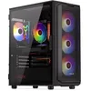 Image de Boîtier PC KRUX Orona avec Vitre Latérale en Verre et Ventilateurs ARGB