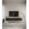 Image de Meuble TV 4 portes -suspendu - BEMMI- 200 cm - noir
