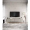Image de Meuble TV 4 portes -suspendu - BEMMI- 200 cm - greige