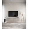 Image de Meuble TV 2 portes -suspendu - BEMMI- 150 cm - greige